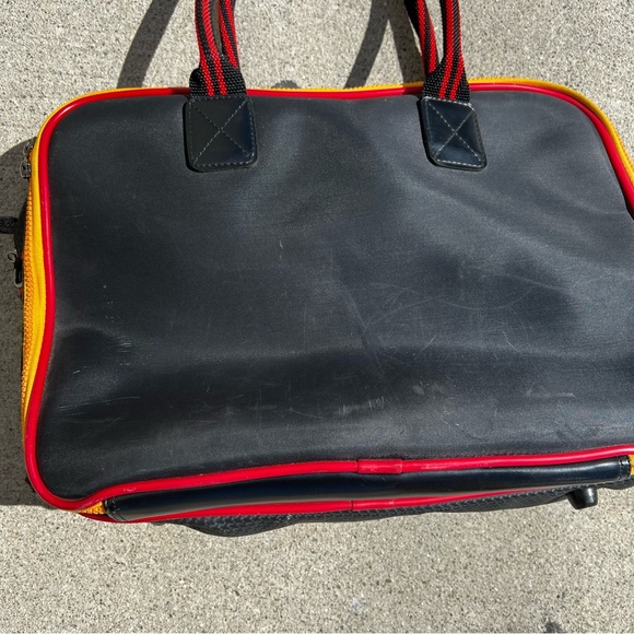 Ricardo Beverly Hills Carry On Overnight Zippered Duffle Bag Black / Multi Color - Picture 5 of 13